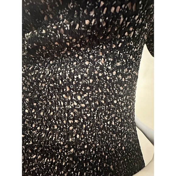 Womens All Over Smocking Dress Bodycon Ruched Elastic Curve‎ Hugging Size M/8/10 - Picture 12 of 16